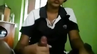 Indian stunner gave a adorable hand-job to her greatest pal, because his gf was too active - 6:25 video - from UiPorn