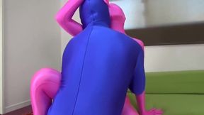 Tight Zentai Tease: Horny Chick Jerks It, Cums Hard - HD - 25:11 video - from AbJav