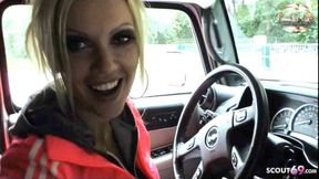 Real amateur German MILF hooker gives rough anal creampie in car - 0:10 video - featuring Kada Love - from BigBigTits