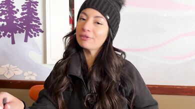 MASSIVE FACIAL FROM A STRANGER - fucking my ski instructor vlog - HD - 18:14 video - featuring Cami Strella - from Juicexxx