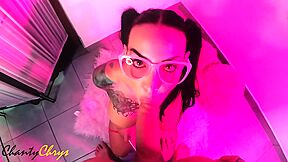 Chantychrys - Horny Little Doll Wants Her Special Lollipop To Cum On Her Face - HD - 7:03 video - featuring Chanty Chrys - from PornTop