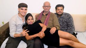 Indian Asian Desi Son and hi Girlfriend Sex Hardcore Four Some ,Three Some Haescore Foreplay and Fucking Video - 4K - 21:52 video - from xHamster