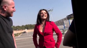 Amazing brunette picked up in a car, brought in an isolated place and screwed - HD - 28:06 video - from xHamster