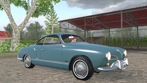 VW Karmann Ghia Cranking Template - Reese Naked and Barefoot 1080p - HD - 5:25 video - from Clips4sale