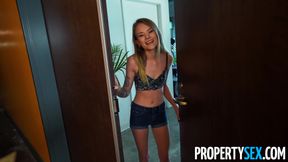 Propertysex Petite Tenant Takes Landlord's Big Cock - HD - 8:12 video - from xHamster