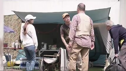 Cuckold Video of Wife Getting Creampied Multiple Times Inside the Tent - 65:44 video - featuring Akari Tsumugi - from Eporner