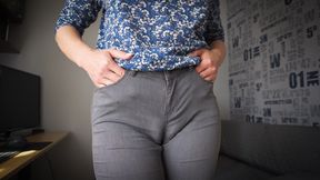 Naughty Colleague Shows Off Camel Toe In Tight Jeans - HD - 5:52 video - from xHamster