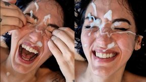 Real Female Squirting Orgasm - Huge Cumshot on Face - the biggest load of cum ever - 4K - 25:44 video - from xHamster