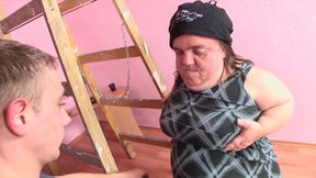 Hairy and fat mature midget gets lucky to be fucked - HD - 5:58 video - from xHamster