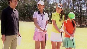 Asiatische Golfmaedchen Bekommen Extra Trainingsstunde - HD - 8:00 video - from InPorn