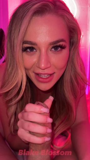 POV Blowjob in Sex Dungeon - HD - 8:55 video - featuring Blake Blossom - from LoyalFans