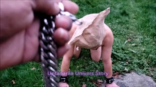 VOST engl - Collar of belonging for this naked and chaste inferior. - HD - 3:42 video - from Pornfact