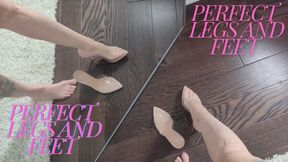 Leg, Heel and Feet worship - SD - 4:32 video - from Clips4sale