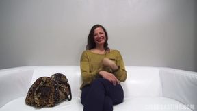 Horny amateur MILF stretches her pussy at casting - HD - 22:42 video - from JustPorn