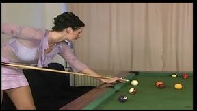 Threesome double penetrated ass fucking threesome in the pool table - HD - 24:17 video - from xHamster