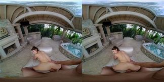 VR BANGERS Naked Charly Summer Sucking Cock In Jacuzzi Outdoor POV Sex Porn - VR - 7:01 video - featuring Charly Summer - from SpankBang