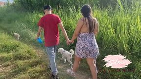 Pregnant woman has sex with neighbor on stairs of building where they live - Savannah Watson - HD - 10:56 video - from its.PORN