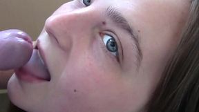 Naive teen sucks cock in public and swallows till the last drop - HD - 10:02 video - from XGroovy