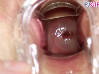PJGirls - Cunt muscles - real climax, masturbation, toys, gaping, gyno - HD - 13:09 video - from Amateur8