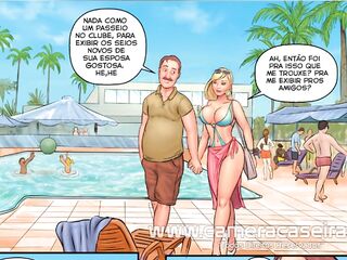 Comic Book Story - Scrutiny at the Club - As Patricinhas - HD - 2:38 video - featuring Patricinha - from FreePorn8