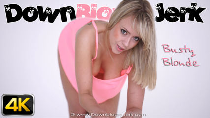 Millie Fenton "Busty Blonde" - 4K - 6:29 video - from DownBlouseJerk