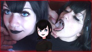 A vagabunda gótica vestida de Mavis do Hotel Transilvânia fica com a boca cheia de porra - HD - 14:24 video - from CosplayPornTube