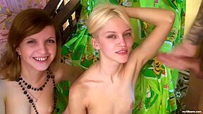 Young Russian Couples Feat. Skinny Girls Have Amateur Foursome Orgy At Home - HD - 7:59 video - from InPorn