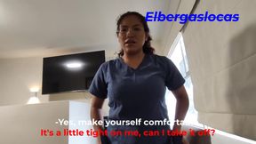 I hired a masseuse to help me with the neck pain and it turned out that she started massaging my penis and I her vagina - HD - 22:46 video - from xHamster
